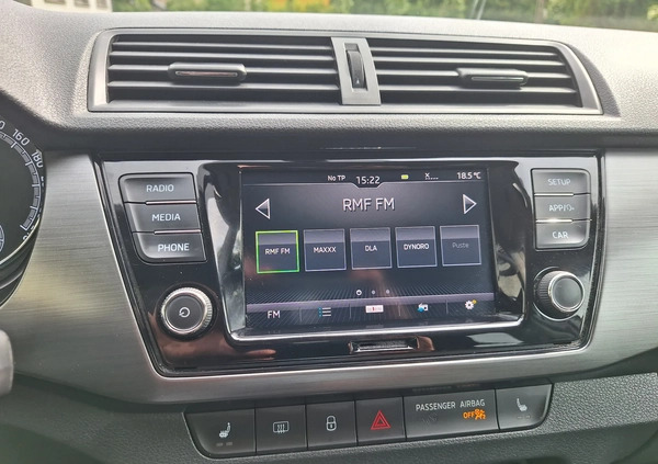 Skoda Fabia cena 37999 przebieg: 161200, rok produkcji 2020 z Opole Lubelskie małe 106